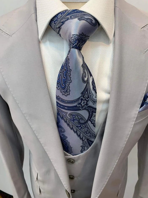 Rossi Man Suit - Tan Gray Black Navy Camel French Blue Suit