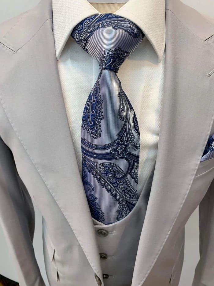Rossi Man Suit - Tan Gray Black Navy Camel French Blue Suit