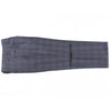 Stretch Performance Single Breasted Slim Fit Grey and Tan Plaid