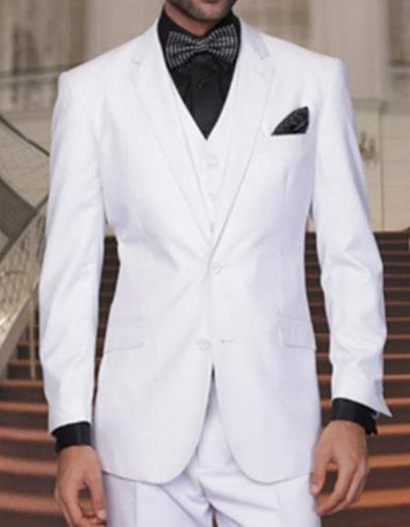 Mens John Travolta Grease Disco Suit In White