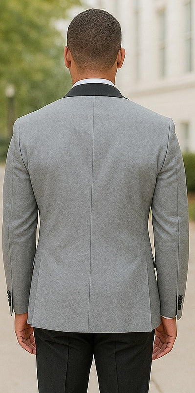 Grey Groom Suit - Mens Gray Wedding Suit
