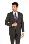 Grey Modern Fit Suit for Men