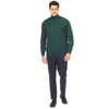 MENS HUNTER GREEN PULLOVER TURTLENECK SWEATER
