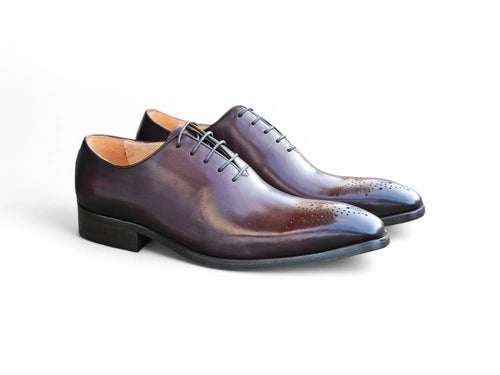 Hand Burnished Wholecut Calf Oxford Carrucci