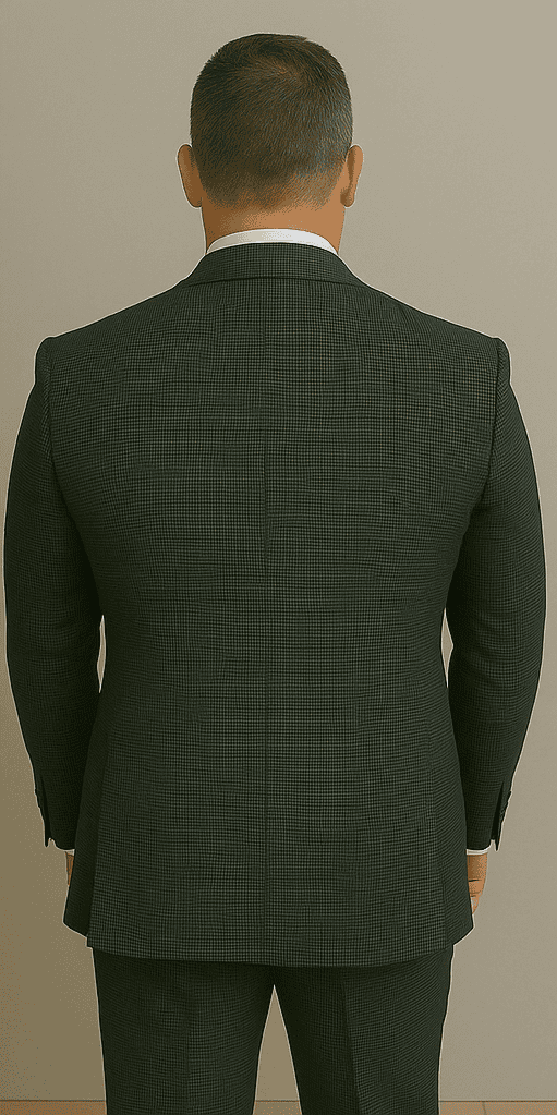 Wool Suit - Italian Made Business Suit by Statement Men's 3 Piece 100% Wool Modern Fit Suit - Double Breasted Vest
