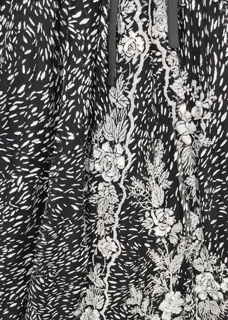 Chicas HF3039 Printed QuinceaƱera Black BallDress Sweetheart Floral Lace Dress