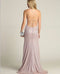Chicas C7088 Evening Navy Spaghetti-Strap Floor-Length Fabric Dress