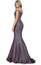 Chicas BT9020 Glam Glitter Prom Mermaid Sweetheart Floor-Length Fabric Dress