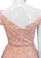 Chicas LM8022 Romantic Printed Bridal White BallDress Floral Tulle Dress