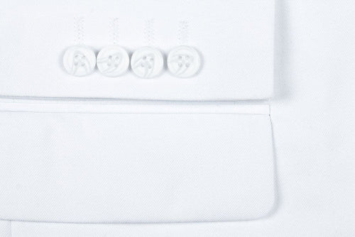 Vanderbilt Collection - Classic 2 Piece Suit 2 Buttons Regular Fit In White