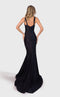 Jessica Angel JA2706 V-Neck Mermaid Side Slit Formal Floor-Length Dress