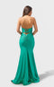 Jessica Angel JA2729 Strapless Fitted High Slit Cutout Evening Dress