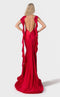 Jessica Angel JA2749 Fitted Open Back Draped Formal Floor-Length Dress