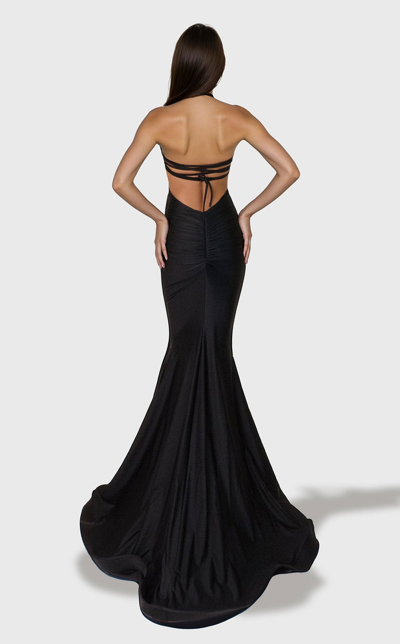 Jessica Angel JA2765 Off-Shoulder Sweetheart Mermaid Ruched Prom Satin Dress