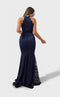 Jessica Angel JA2774 High Neck Mermaid Evening Formal Floor-Length Lace Dress