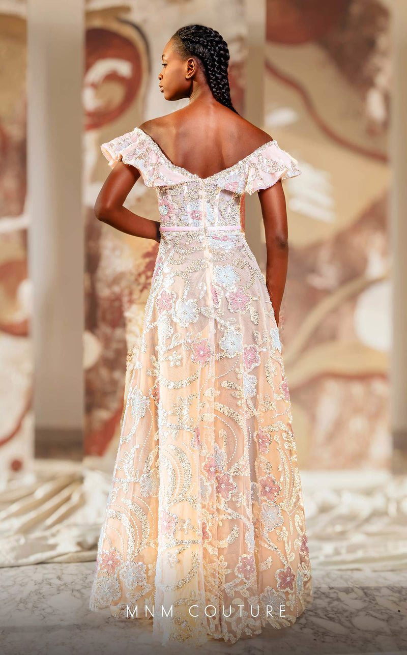 MNM Couture K4162 Pink Evening Gown