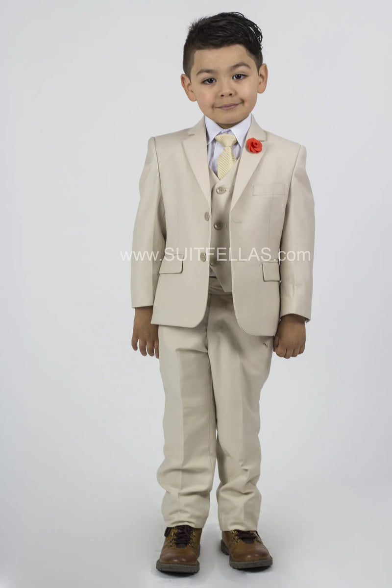 5 piece Kid's Suit Sand Kid-4030