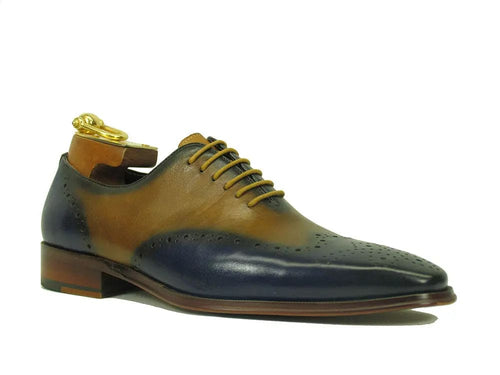 Carrucci KS261-01 Patina Calfskin Oxford Dress Shoes