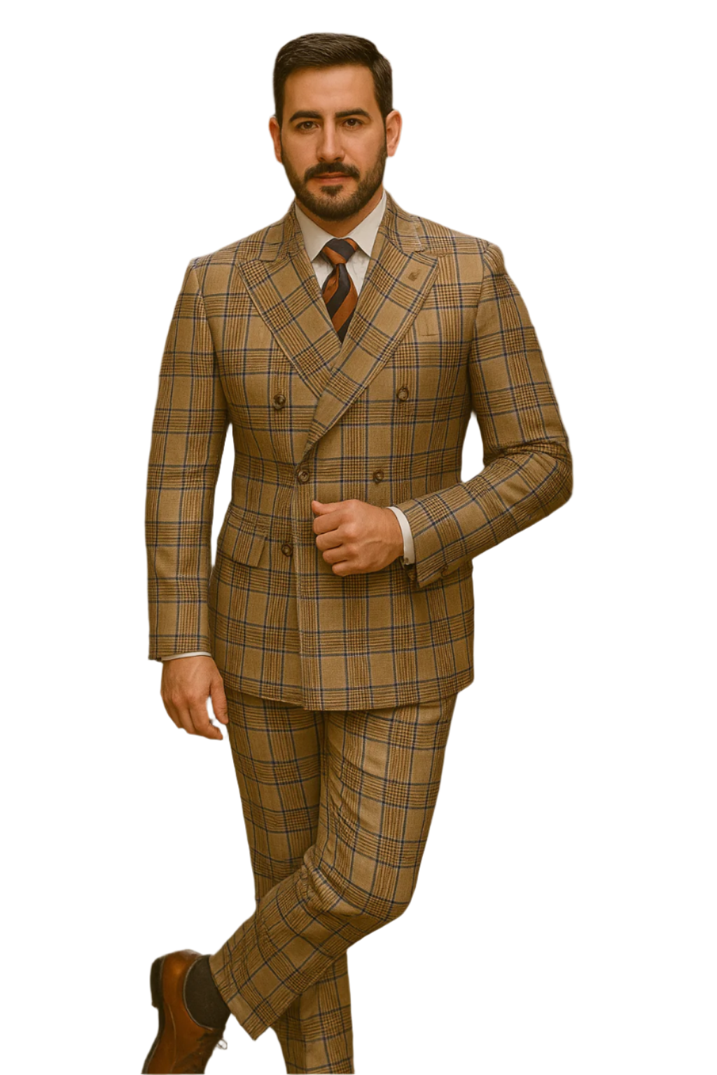 Rossiman Suits For Sale - Mens Designer Suit - Fashion Suits - Fancy Khaki Suits