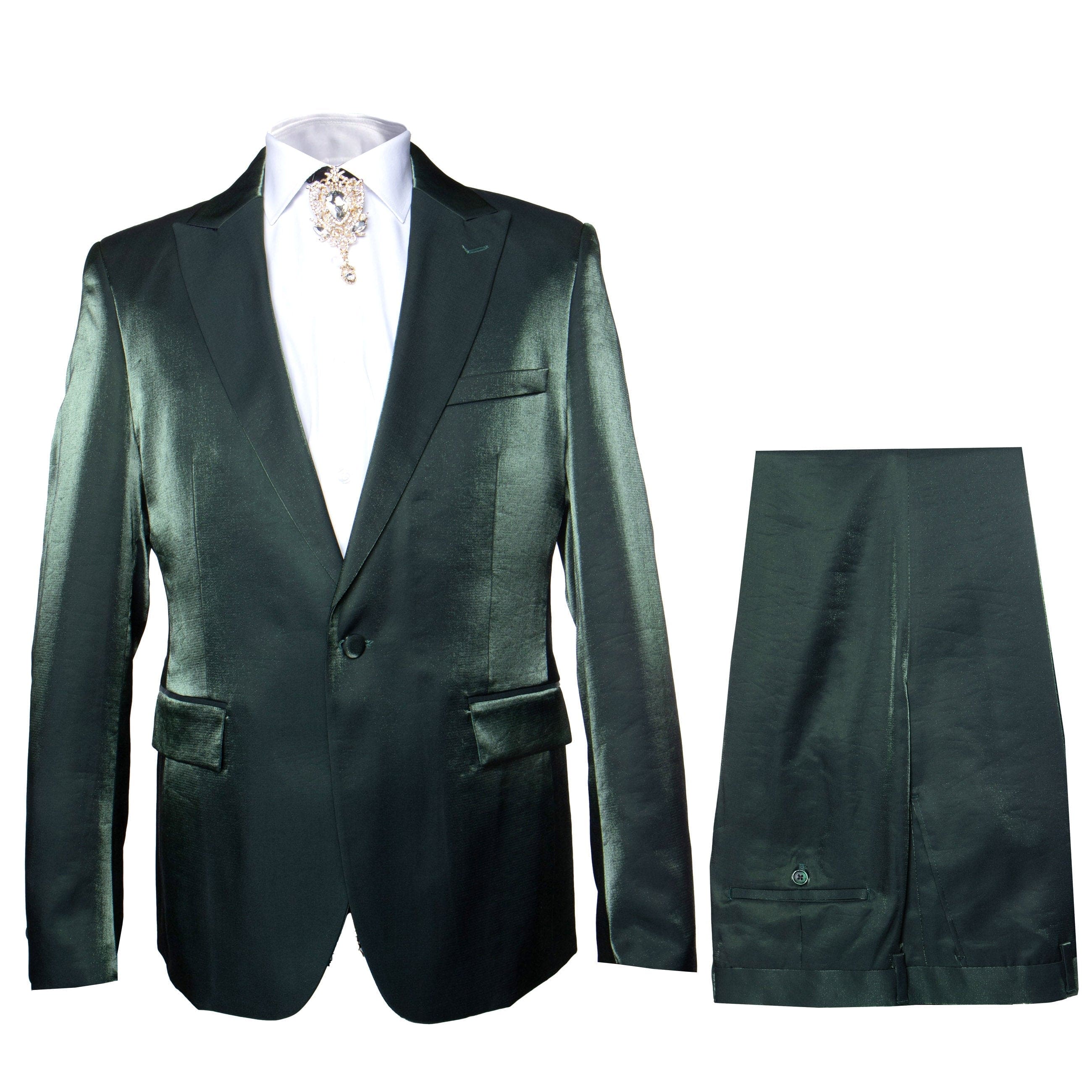 Rossi Man LEO RM1611 – Slim Fit 3-Piece Suit for Men | Modern Tailored Formalwear