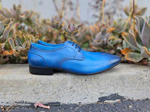 Classic Mens Leather Lace-Up Oxford Shoes