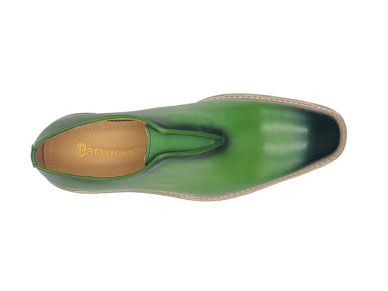 Carrucci Laceless Loafer with Contrast color lightweight sole