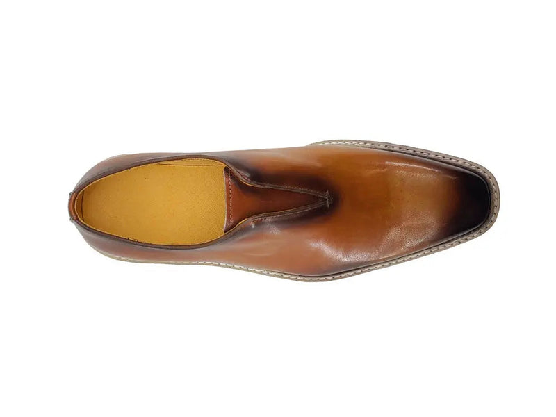 Carrucci Laceless Loafer with Contrast color lightweight sole