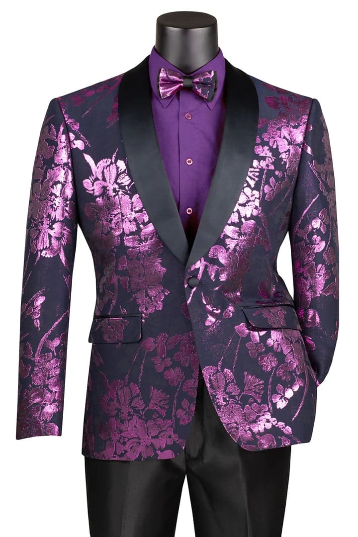 Mens Lavender Tuxedo main image 1