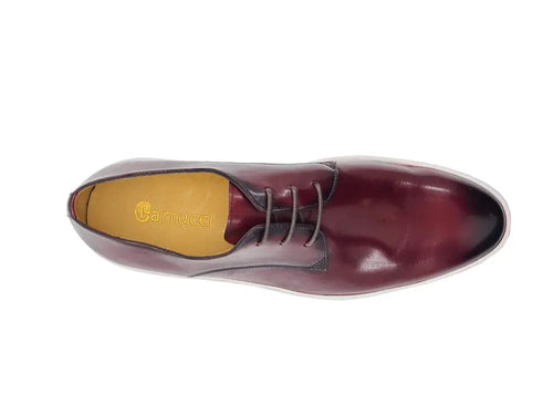 Lace-Up Derby Sneaker in Premium Leather