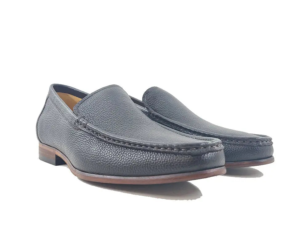 Carrucci Signature Slip-On Loafer with Leather Sole