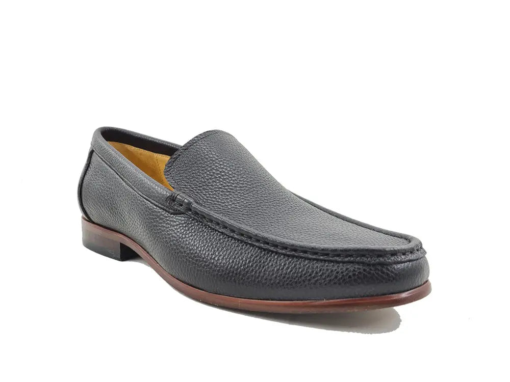 Carrucci Signature Slip-On Loafer with Leather Sole