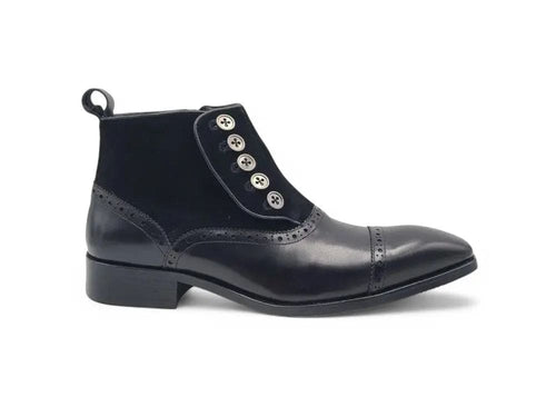 Leather & Suede Slip-On Boot Carrucci