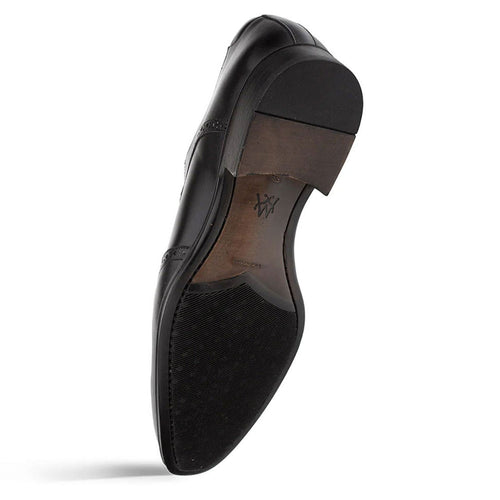 Men’s Mezlan Tasso Black Derby Oxford – Premium Calfskin Leather Dress Shoe, Made in Spain