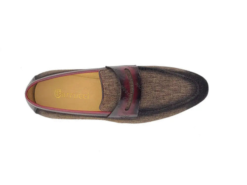 Mens Everyday Penny Loafer with Leather Detailing