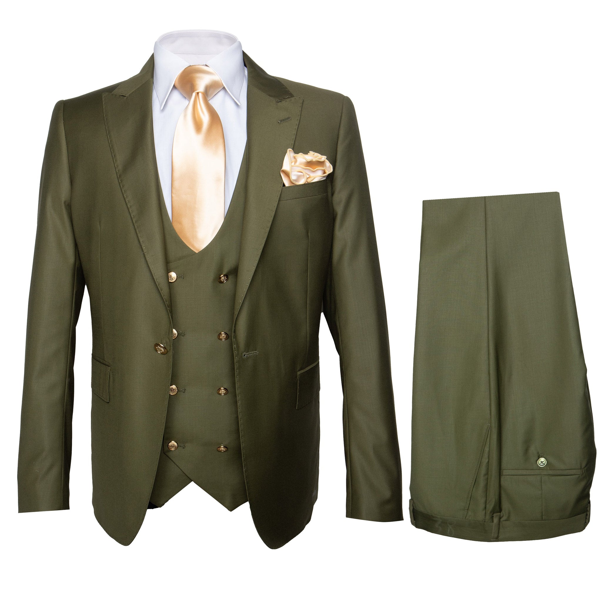 ROSSI MAN SLIM FIT 3 PIECE SUIT BOND RM1779 main image 1