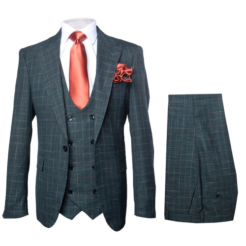Rossi Man MAX RM1788 Slim Fit 3-Piece Suit – Stylish Formalwear for Men