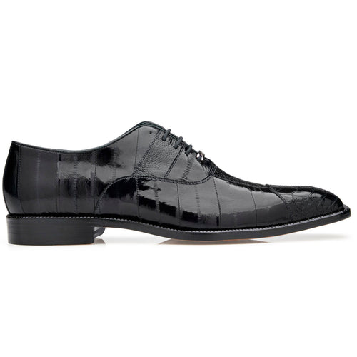 Belvedere Mare - Black Ostrich Leather Luxury Shoe