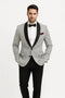 Men Groomsmens Grey Groom Suits Grey