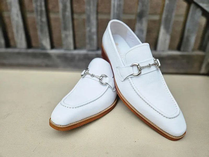 Carrucci Men's Burnished Signature Buckle Loafer