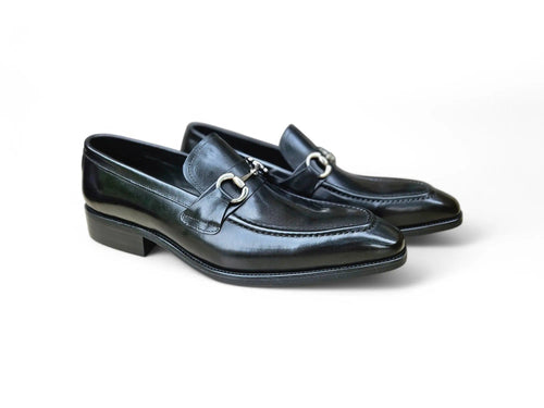 Men's Burnished Signature Buckle Loafer Carrucci