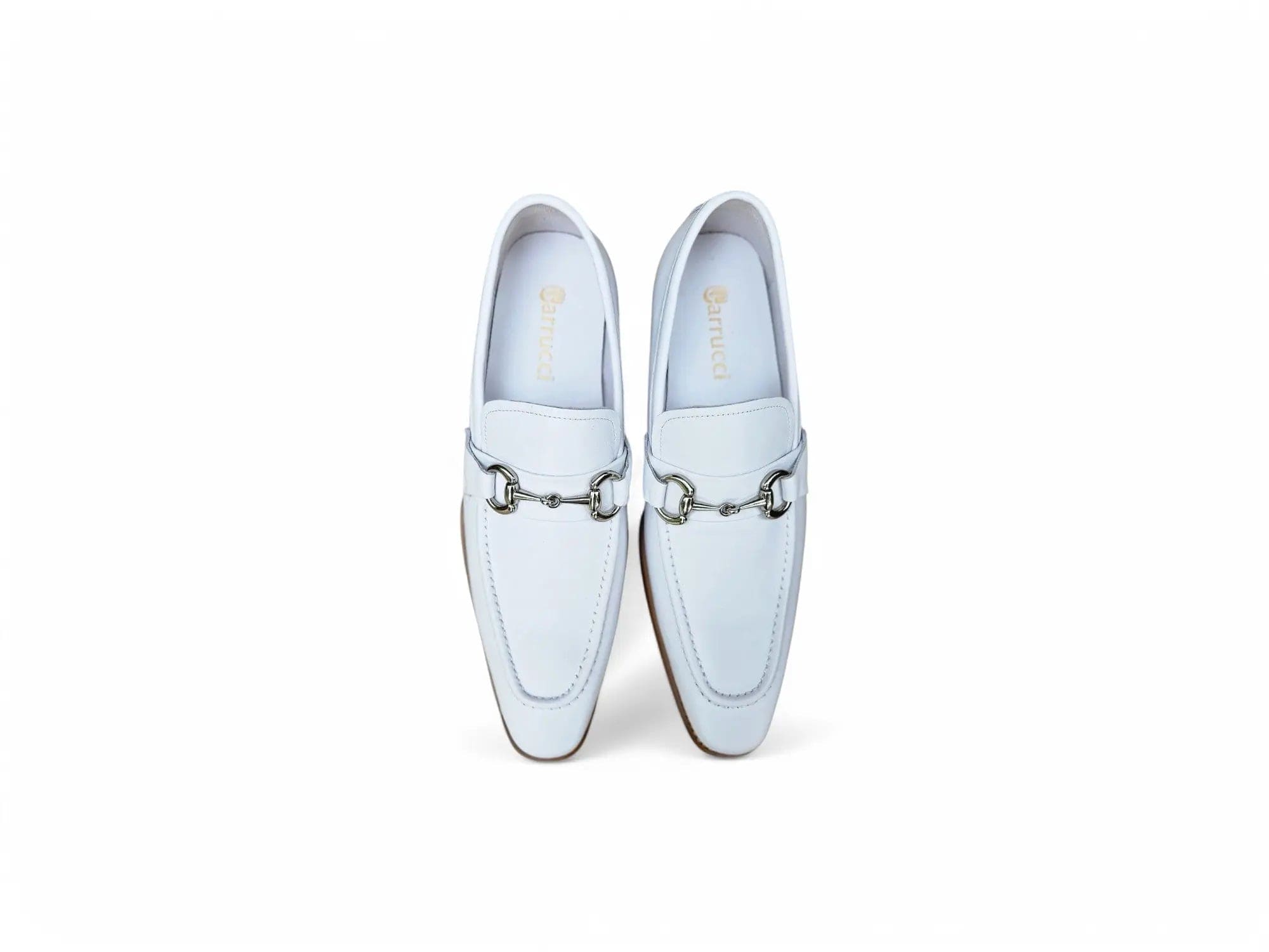 Carrucci Men’s Burnished Slip-On Loafer with Buckle Detail