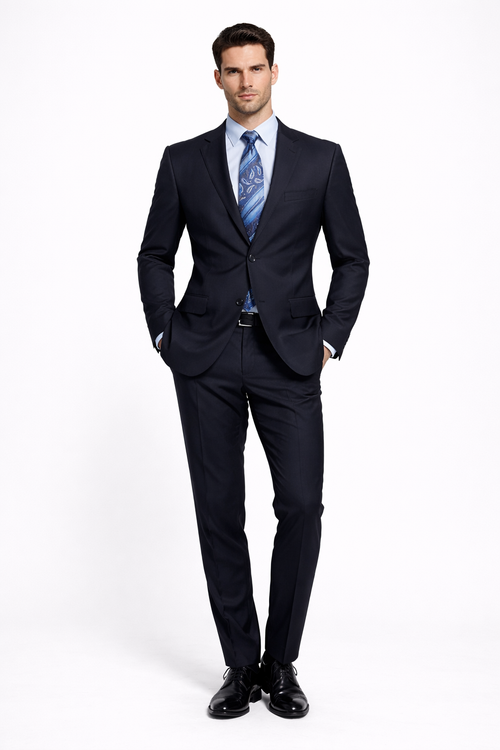 Men’s Navy Regular Fit Suit