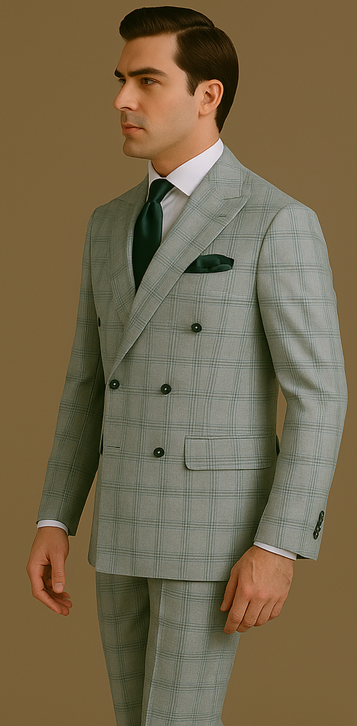 Men’s Rossi Man Milano RM1828 – Slim Fit Modern Suit | Stylish Formal Wear