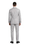Light Grey Mens Two-Piece Suit – Slim Fit Jacket and Trousers with Tie