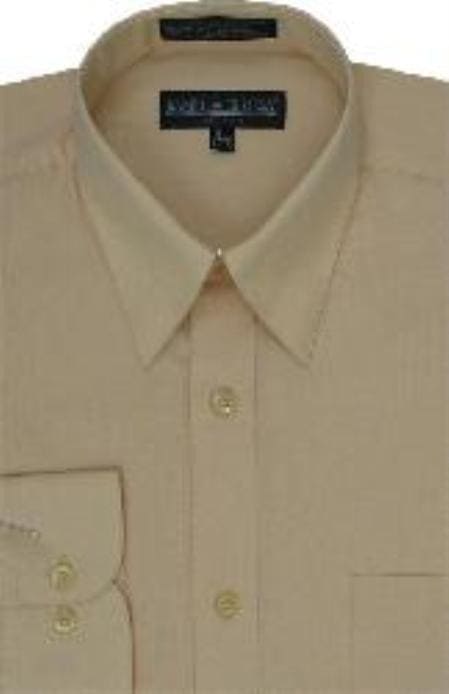 Cheap Mens Dress Shirt Canary Discounted Affordable Shirt $35 - AlbertoNardoniStore