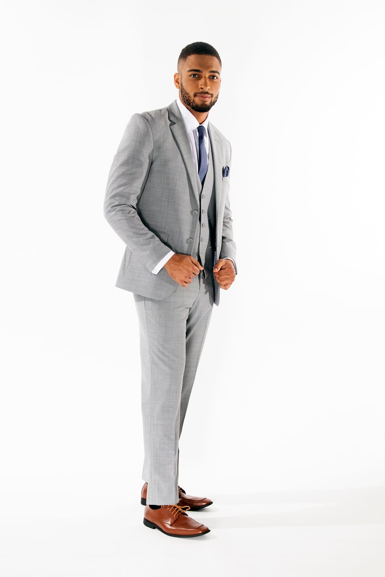 Western Suit - Trajes Para Hombres - Cowboy Formal Attire - Trajes De Novio - Light Gray