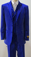 Royal Blue Pinstripe Suit