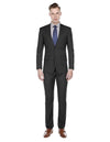 Mens Cheap Grey Suit Mens Slim Modern Suit Charcoal Grey