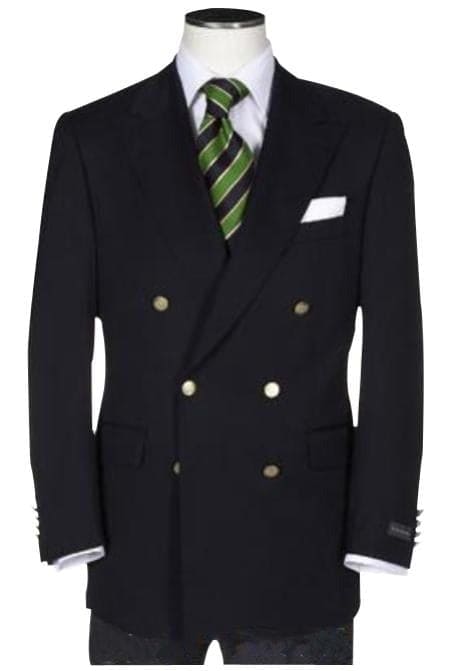 Black Double Breasted Suit