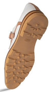 Mezlan Mens Shoes Bone/Cognac Perforated Nubuck Monk Strap Alari